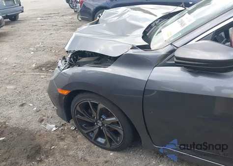 2021 Honda Civic Sport из США, поврежденный, VIN 2HGFC2F87MH518295